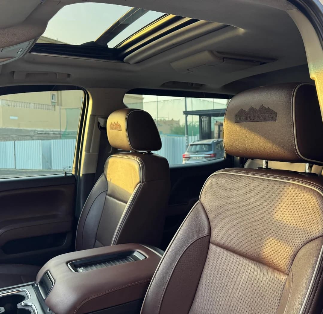 للبيع وانيت سلفرادو هاي كنتري موديل 2017 أعلى فئة وارد قطر thumbnail 8