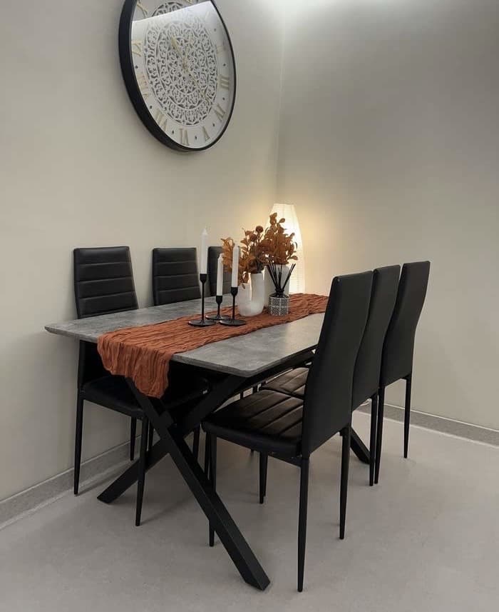 للبيع طاوله سفره رخامي مع الكراسي thumbnail 4